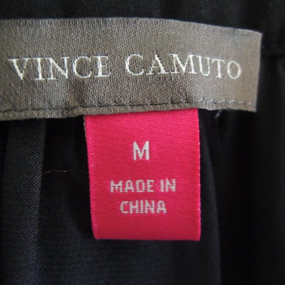 Vince Camuto Black & Silver Stud Embellished Flutter Sleeve Blouse M - Picture 7 of 9